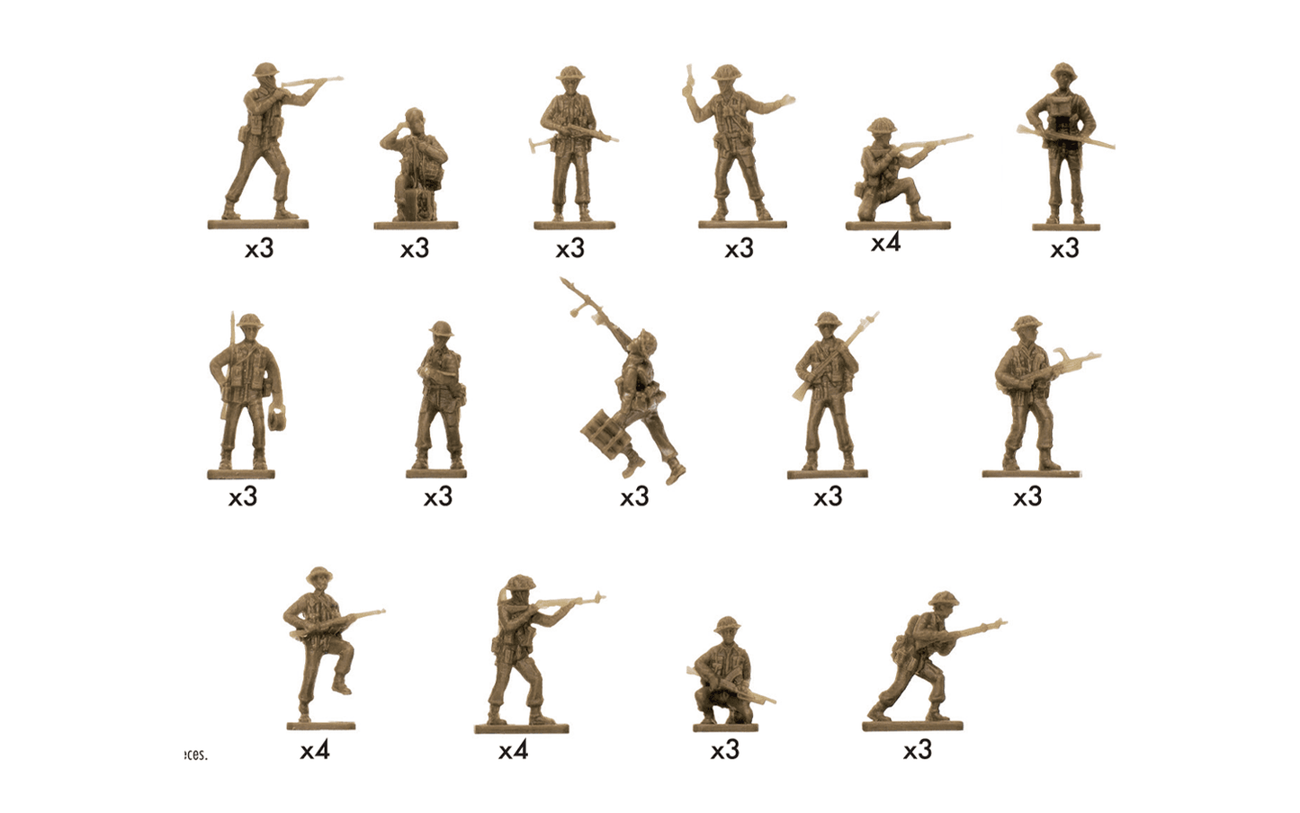 1/76 Airfix - WWII British Infantry Figure Set