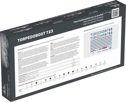 Heller 1/400 Torpedoboot T23 Ship Plastic Model Kit 81011