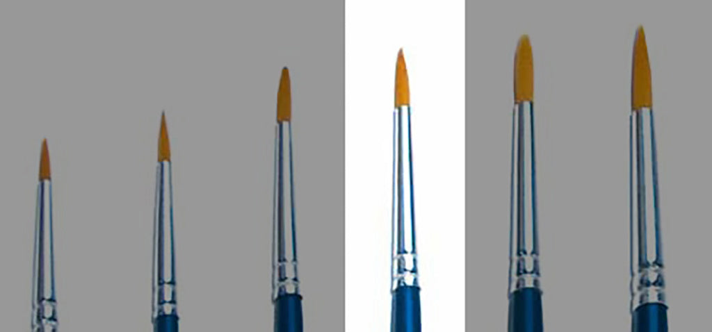 Italeri size 1 synthetic round brush 52204 pack shot