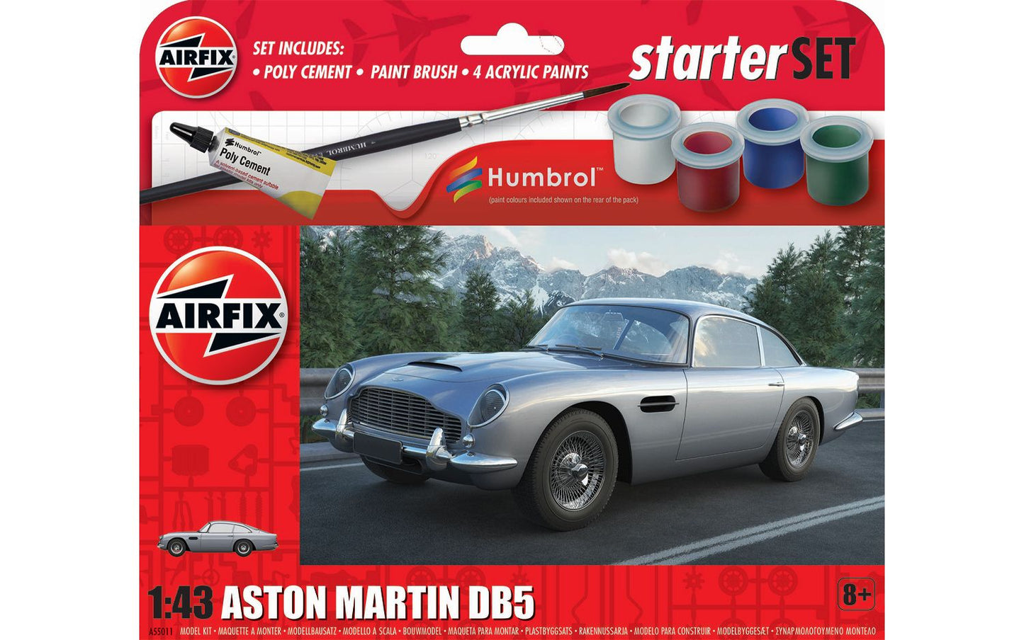 1/43 Airfix - Aston Martin DB5 Starter Set