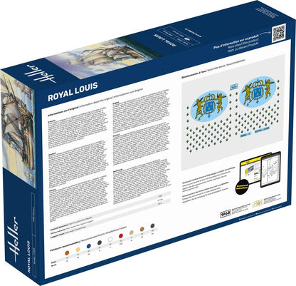 Heller 1/200 Le Royal Louis Sailing Ship Plastic Model Kit 80892