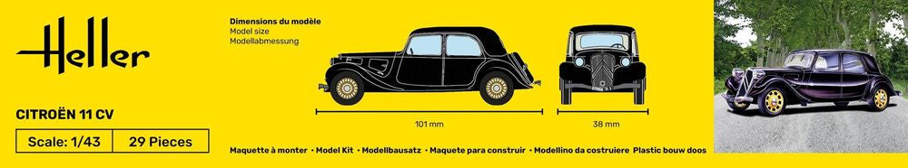 Heller - Gift Set Citroen 11 CV 56159