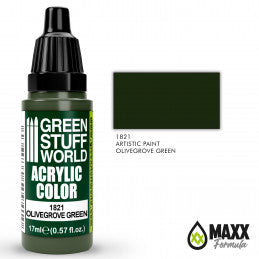 Green Stuff World - Acrylic Color 1821 Olivegrove Green