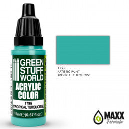 Green Stuff World - Acrylic Color 1795 Tropical Turquoise