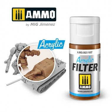 Ammo by MIG Acrylic Filter - A.MIG-0821 Rust