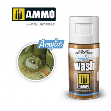 Ammo by MIG Acrylic Wash - A.MIG-0704 Light Rust Wash