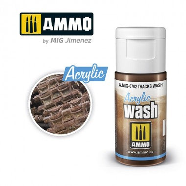 Ammo by MIG Acrylic Wash - A.MIG-0702 Tracks Wash