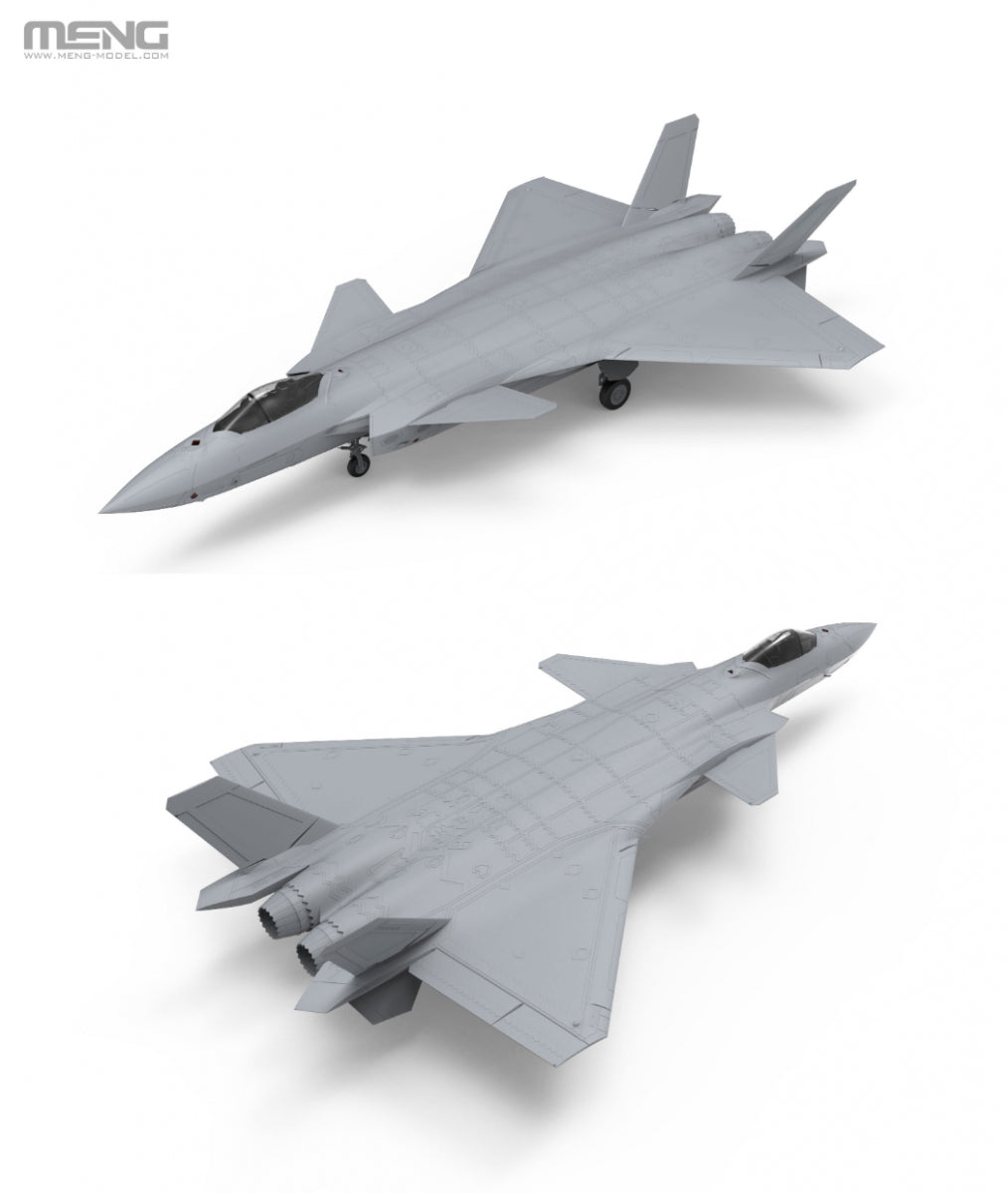 Meng 1/48 Chinese J-20 Stealth Fighter model kit LS-002, image 4