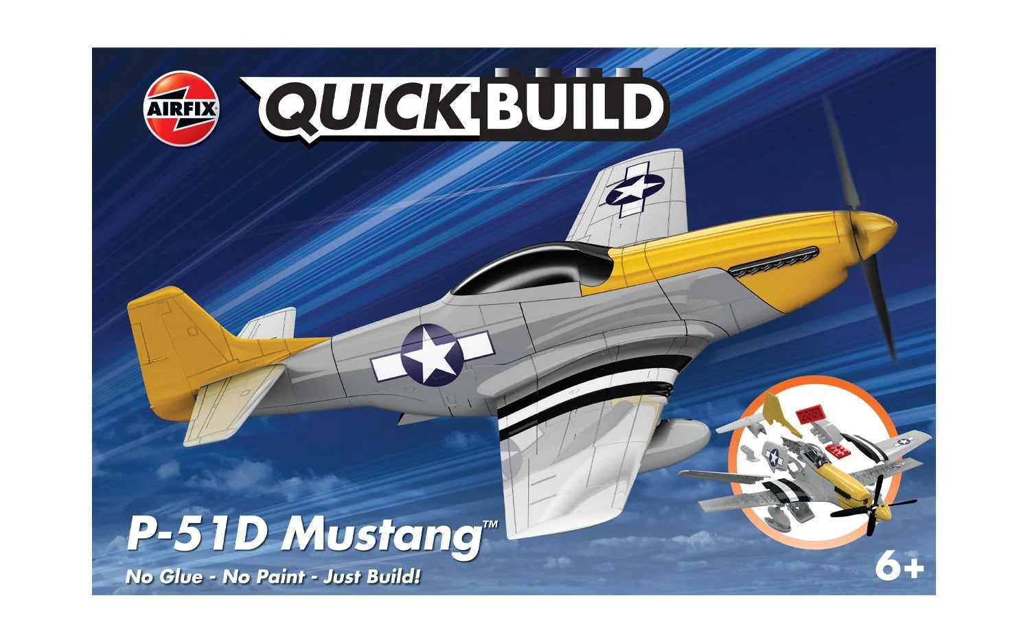 Airfix Quickbuild - Mustang P-51D - Product Image