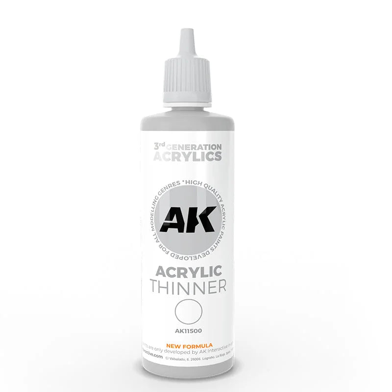 AK Interactive - 3rd Gen Acrylic Thinner 100ml - Product Image