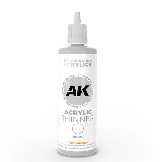 AK Interactive - 3rd Gen Acrylic Thinner 100ml - Product Image