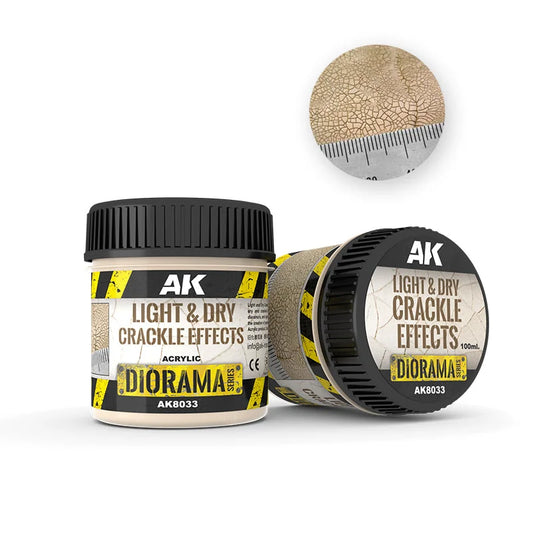 AK Interactive - Acrylic Light & Dry Crackle Effects 100ml - Product Image