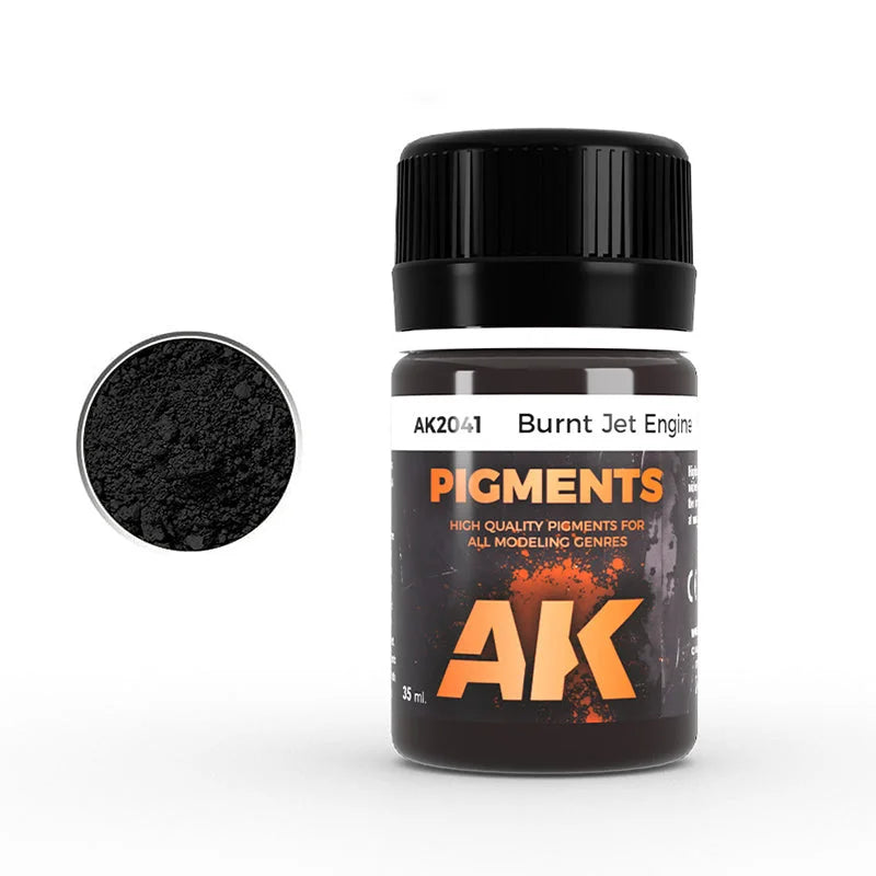 AK Interactive - AK2041 Burnt Jet Engine Pigment 35ml - Product Image