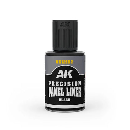 AK Interactive - Precision Panel Liner - Black - Product Image