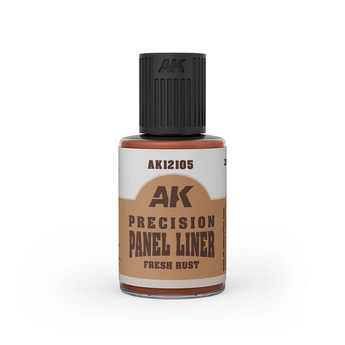 AK Interactive - Precision Panel Liner - Fresh Rust - Product Image