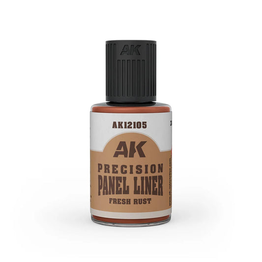 AK Interactive - Precision Panel Liner - Fresh Rust - Product Image