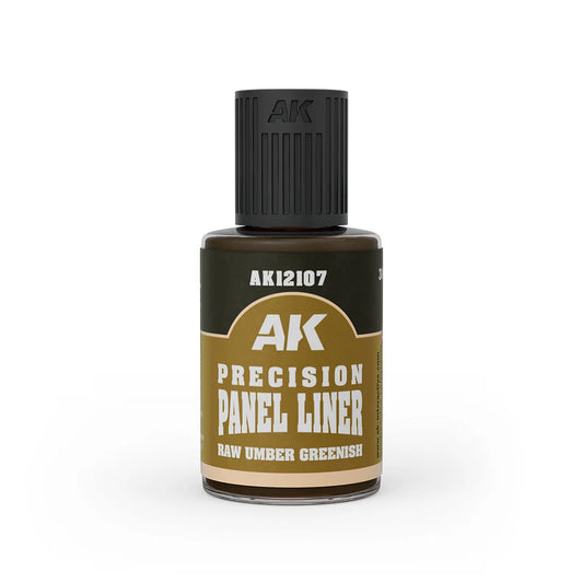 AK Interactive - Precision Panel Liner - Raw Umber Greenish - Product Image