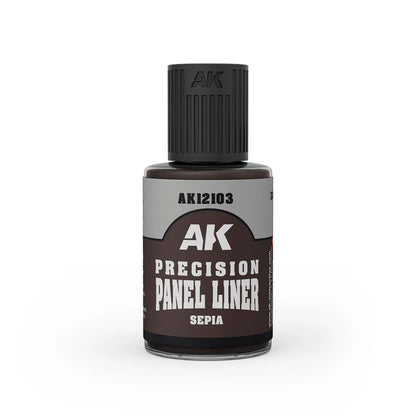 AK Interactive - Precision Panel Liner - Sepia - Product Image