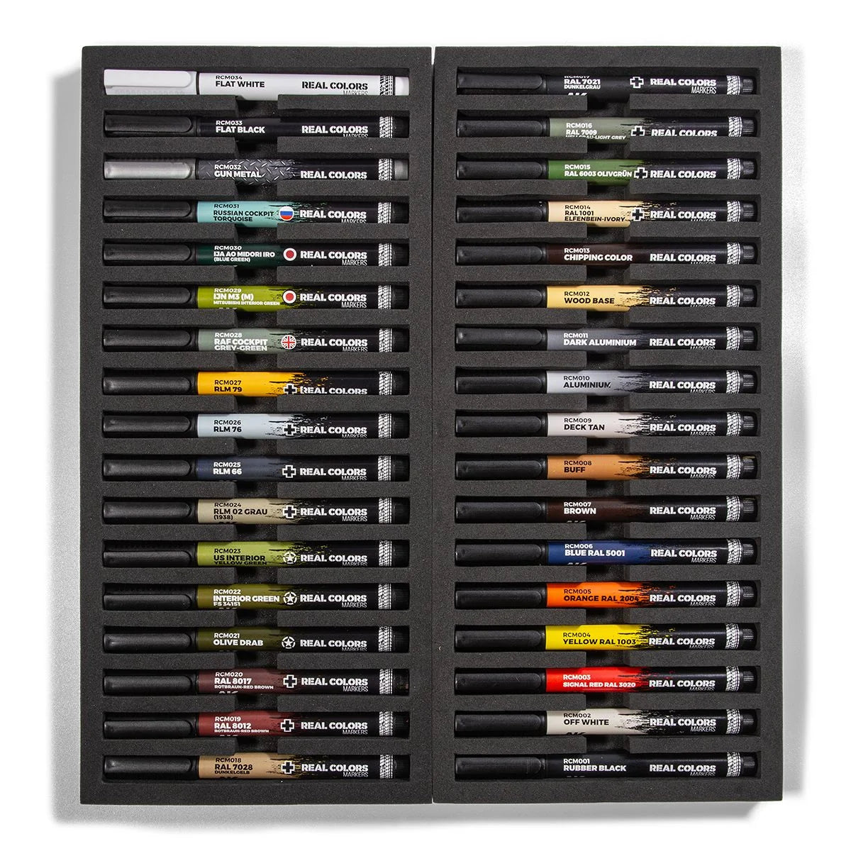 AK Interactive - Real Color Markers Special 34pc Boxset - Product Image