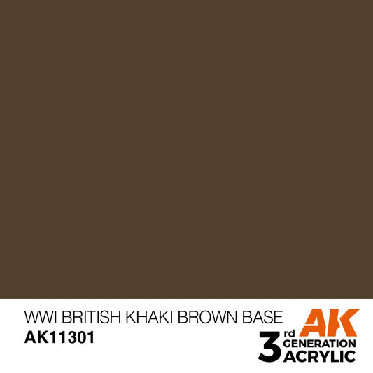 AK11301 - AFV Series - WWI British Khaki Brown Base - Product Image
