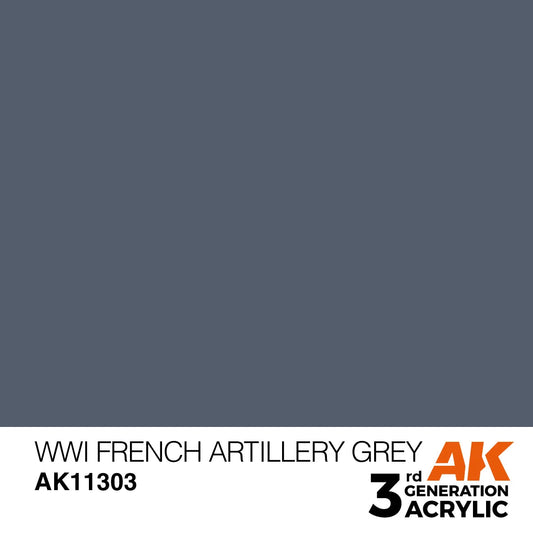 AK11303 - AFV Series - WWI French Artillery Grey - Product Image