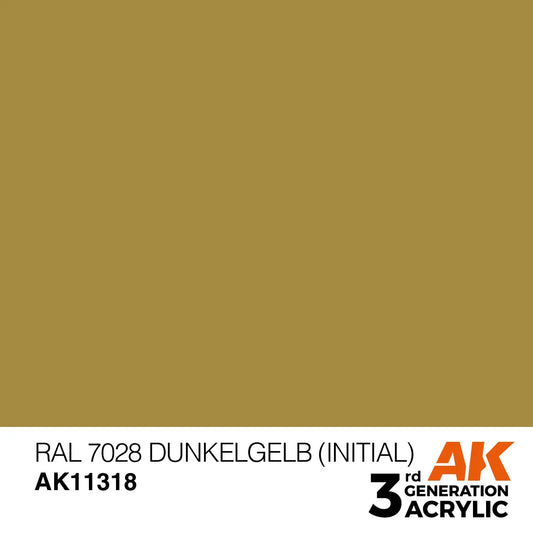 AK11318 - AFV Series - RAL 7028 Dunkelgelb (Initial) - Product Image