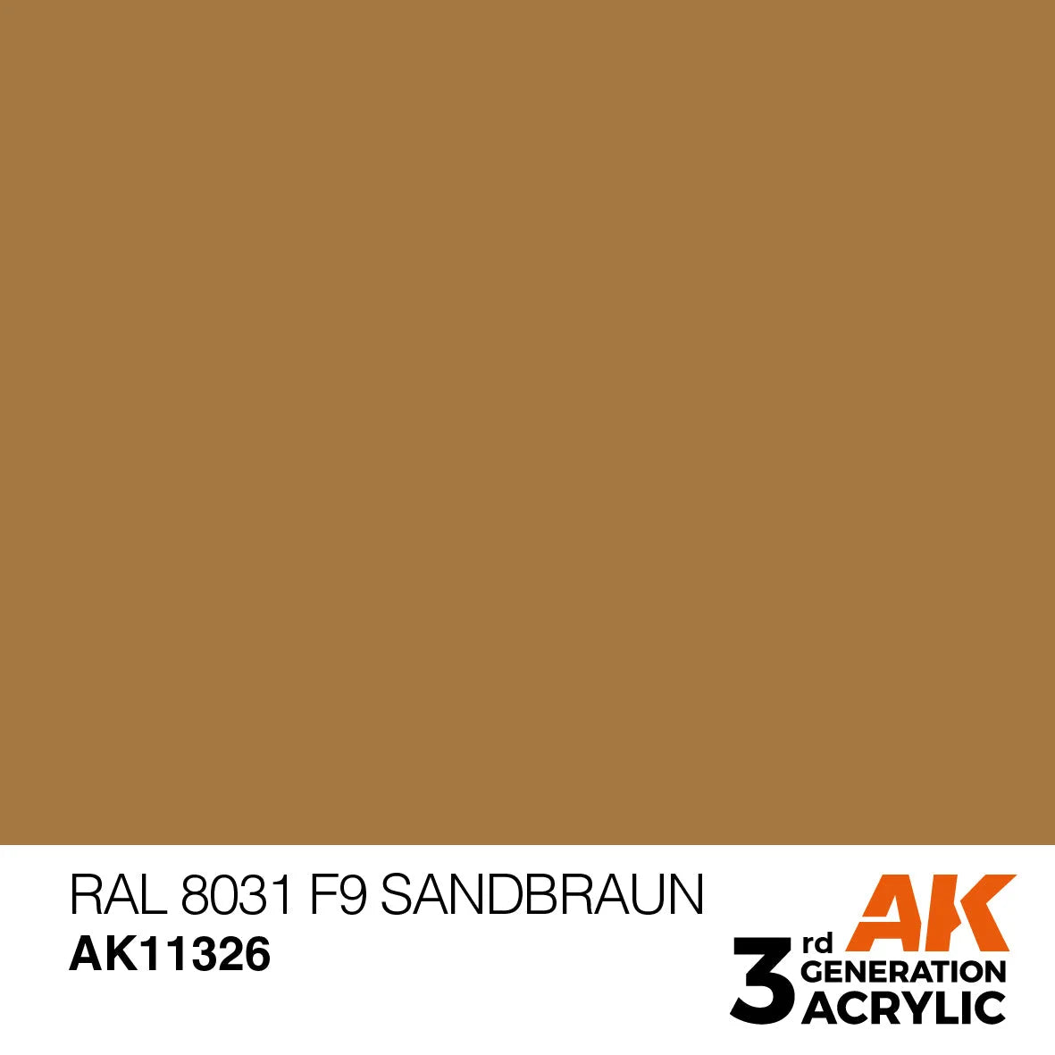 AK11326 - AFV Series - RAL 8031 F9 Sandbraun - Product Image