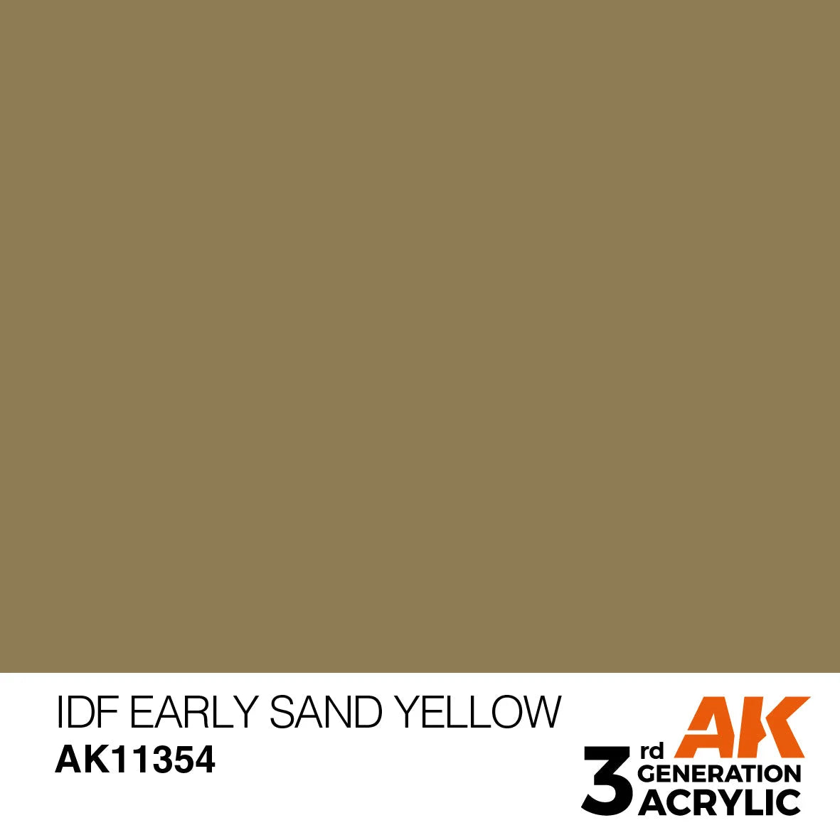 AK11354 - AFV Series - IDF Early Sand Yellow - Product Image