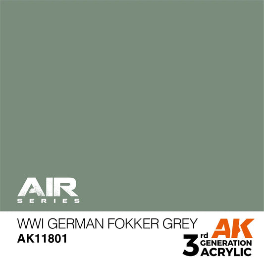 AK11801 - AIR Series - WWI German Fokker Grey - Product Image