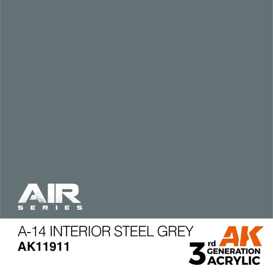 AK11911 - AIR Series - A-14 Interior Steel Grey - Product Image