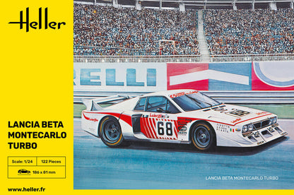 Heller 1/24 Lancia Beta Montecarlo Turbo Starter Kit 56741