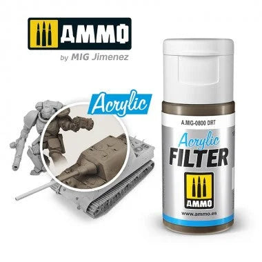 Ammo by MIG Acrylic Filter - A.MIG-0800 Dirt - Product Image