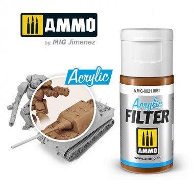 Ammo by MIG Acrylic Filter - A.MIG-0821 Rust - Product Image