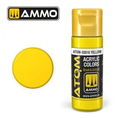 Ammo by MIG ATOM Paint - ATOM-20018 Yellow - Product Image