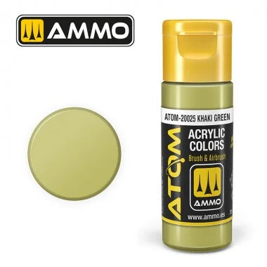 Ammo by MIG ATOM Paint - ATOM-20025 Khaki Green - Product Image
