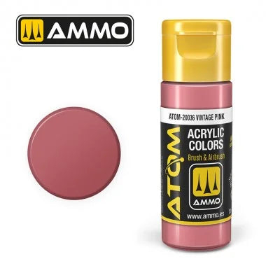 Ammo by MIG ATOM Paint - ATOM-20036 Vintage Pink - Product Image