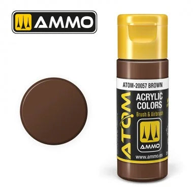 Ammo by MIG ATOM Paint - ATOM-20057 Brown - Product Image