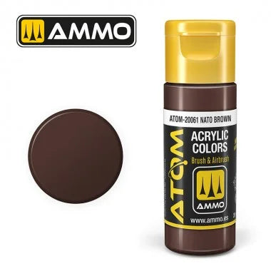 Ammo by MIG ATOM Paint - ATOM-20061 Nato Brown - Product Image