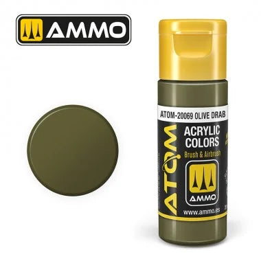 Ammo by MIG ATOM Paint - ATOM-20069 Olive Drab - Product Image