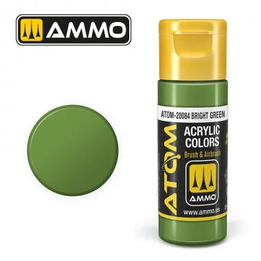 Ammo by MIG ATOM Paint - ATOM-20084 Bright Green - Product Image