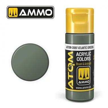 Ammo by MIG ATOM Paint - ATOM-20097 Atlantic Green - Product Image
