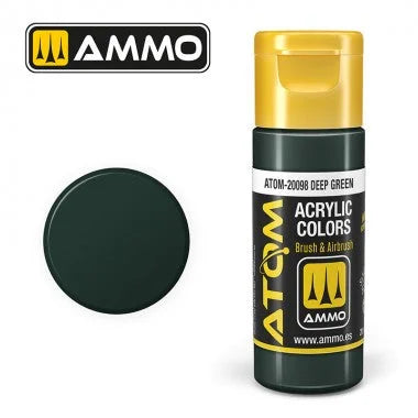Ammo by MIG ATOM Paint - ATOM-20098 Deep Green - Product Image