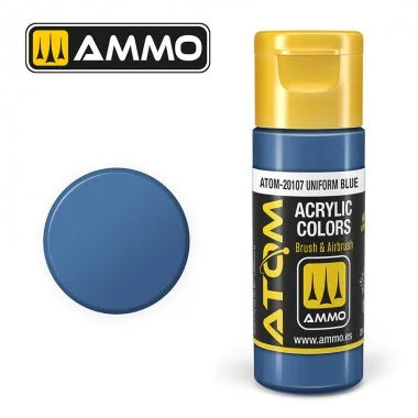 Ammo by MIG ATOM Paint - ATOM-20107 Uniform Blue - Product Image