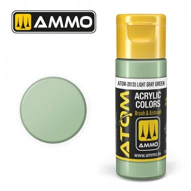 Ammo by MIG ATOM Paint - ATOM-20125 Light Gray Green - Product Image