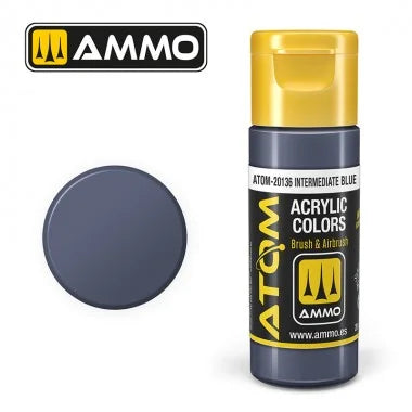 Ammo by MIG ATOM Paint - ATOM-20136 Intermediate Blue - Product Image