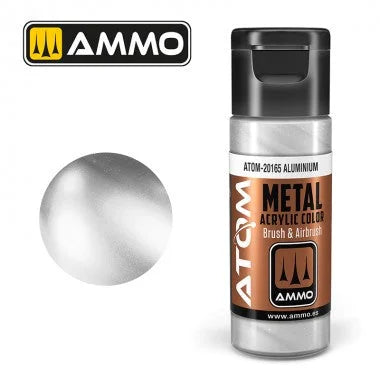 Ammo by MIG ATOM Paint - ATOM-20165 Aluminum - Product Image