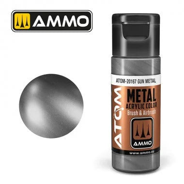Ammo by MIG ATOM Paint - ATOM-20167 Gun Metal - Product Image