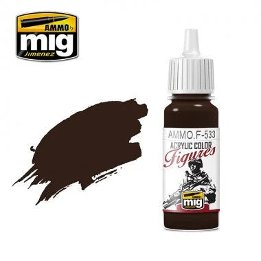 Ammo by MIG Figure Color - F-533 Dark Brown - Product Image