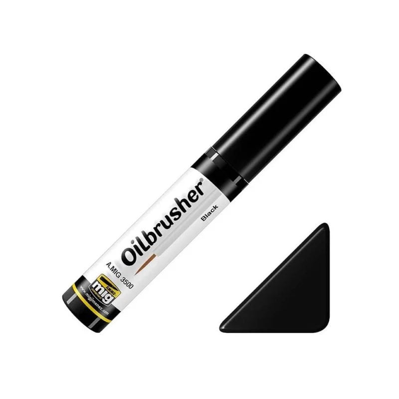 Ammo by MIG Oilbrusher - A.MIG-3500 Black - Product Image