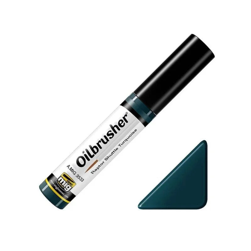 Ammo by MIG Oilbrusher - A.MIG-3533 Raptor Shuttle Turquoise - Product Image